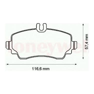 Fren Balatası Arka Mercedes C-Class W205 S205 C205 A205