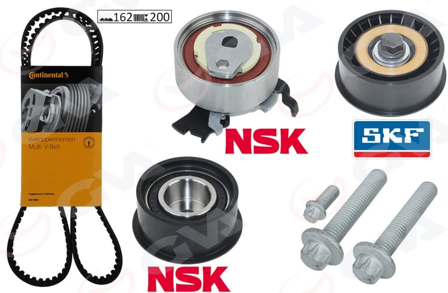 Eksantrik Gergi Kiti 162x200 Astra G-Corsa C-Vectra C-Meriva A-Zafira A 1.4-1.6-1.8 16V Z16XE-Z14XE
