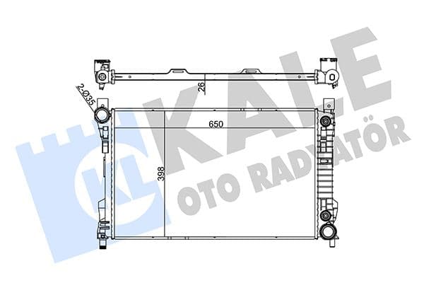 Motor Su Radyatörü Mercedes W203 CL203 S203 C209 A209 R171