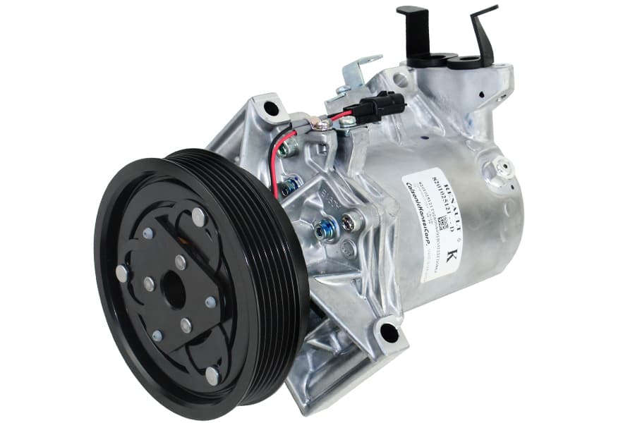 Klima Kompresörü Megane III 08> Fluence 10> Sandero II 12> Logan II 12> Lodgy 12> Duster 10> 1.5dCi 1.6 16V K4M 12V 6 Kanal 125MM PAG46 Yağ 160ml