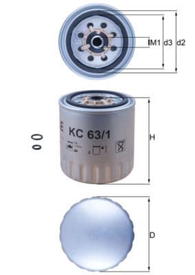Yakıt Filtresi Mercedes OM601 W201 W202 W124 W210 W461 W638 B901>B904