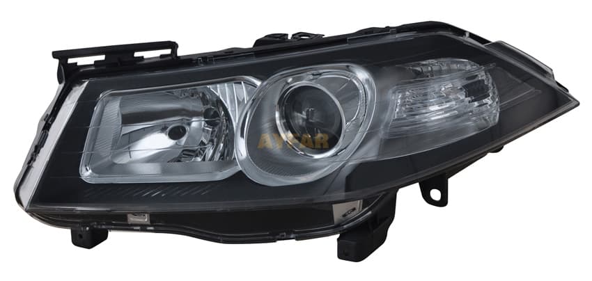 Far Sinyal Sağ Renault Megane II 10-11 Siyah Mekanik H7 H1