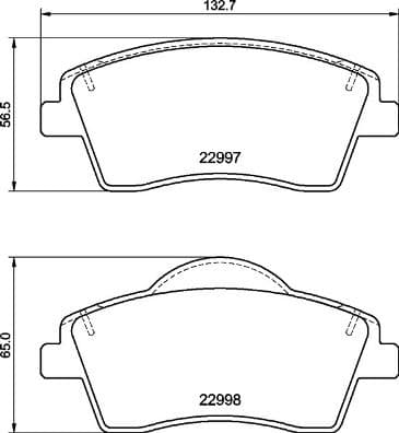 Ön Balata Volvo XC40 1.5T3 2019 > 2.0 D3 D4 T2 T4 T5 B4 B5 >2018 > 16 Jant