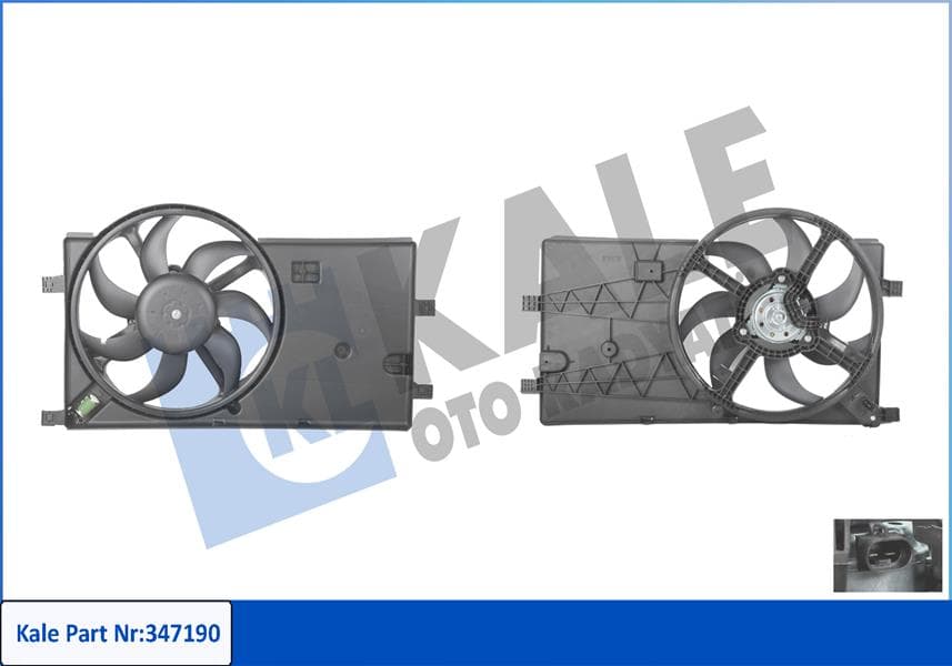 Fan Motoru Klimali Peugeot Bipper 08> Citroen Nemo 08> Fiat Fiorino 08> 1.3-1.4 HDi