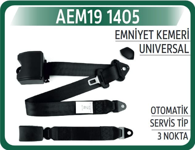Emniyet Kemeri Otomatik Servis Tip 3 Nokta
