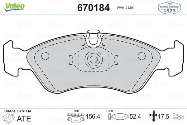 Ön Balata Astra F 91-98 Calibra-Omega-Vectra A 1.8-2.0 88-95