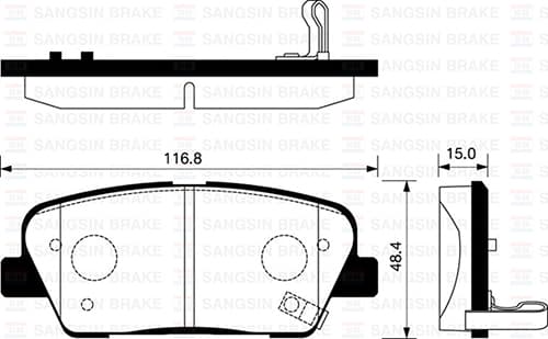 Arka Balata Disk Hyundai Santafe-Genesis 06> /Kia Sorento 09>