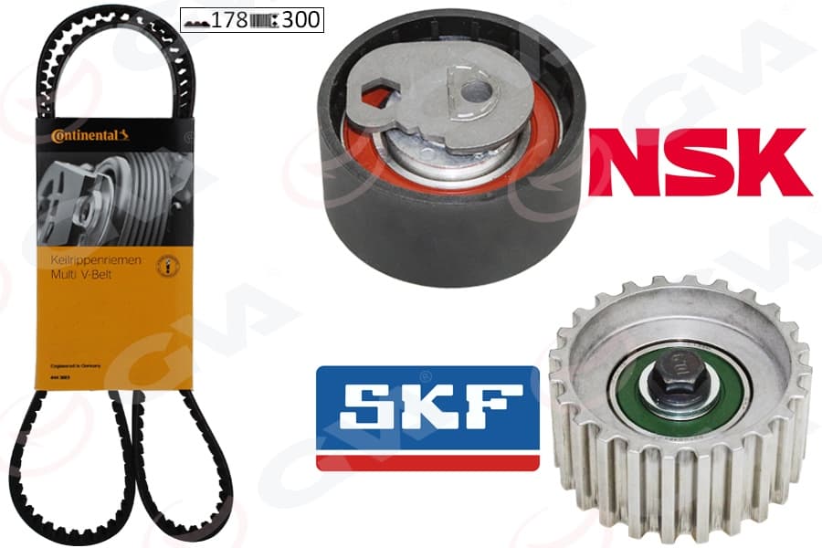 Eksantrik Gergi Kiti 178x300 Ducato 2.3D- JTD 06- -Daily II-III 02- F1AE0481C Continental Kayış