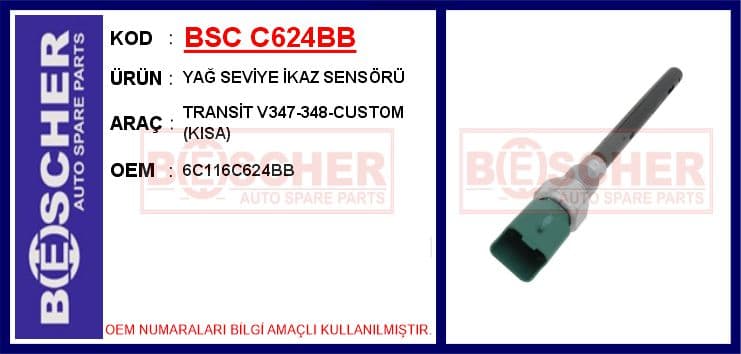Yağ Seviye İkaz Sensörü Ford Transit V347 06>