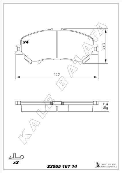 Balata Ön Qashqai II Suv-X-Trail III-Rogue II Suv 13 -