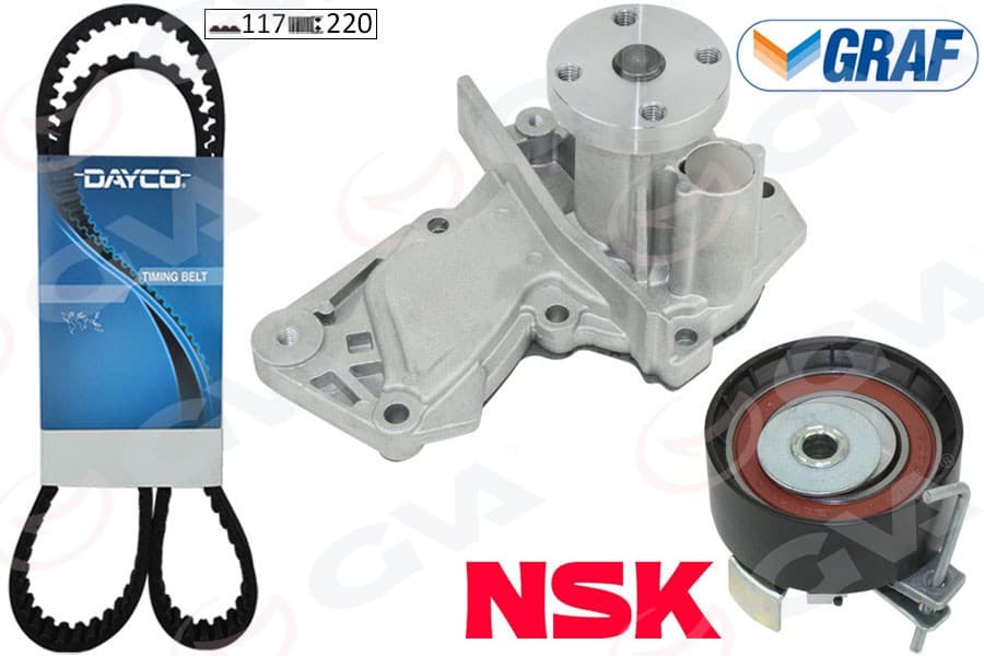 Triger Seti Devirdaim Li Focus II I 03>11 Fiesta V 01>13 Fusion 01>12 1.4 16V 1.6 16V Zetecs Mo Ndeo 07>14 B Max 12 > Focus III 11 > Ecosport 14> Volvo C30 1.6 06>12 S40 II1.6 05>12 V50 117x220
