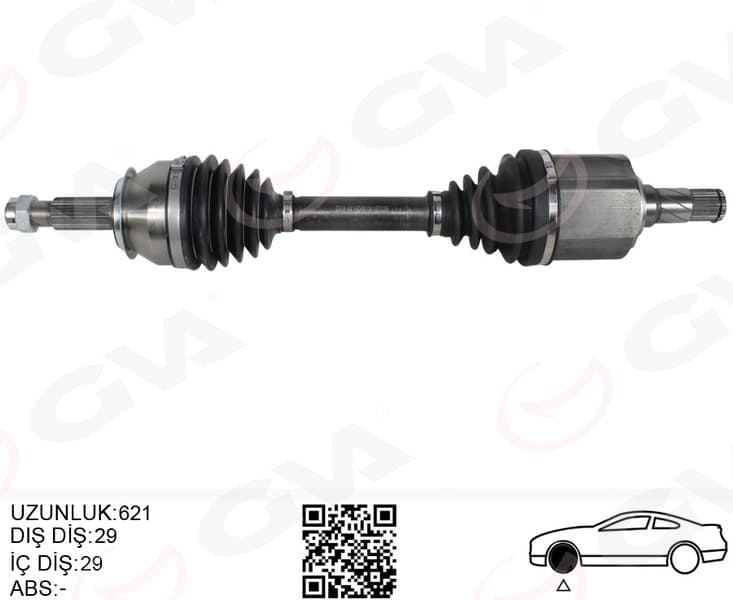 Komple Aks Sol Renault Kadjar 15> Nissan Qashqai II 13> 1.6dCi R9M ND8 Otomatik 6 Vites 4X4