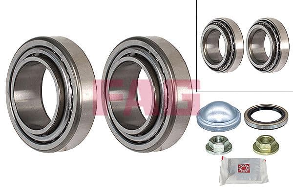 Arka Teker Rulmanı Kit Escort V-VI 90-99 -Fiesta III 89-97 1.3-1.4-1.6-1.8-1.8i 16V