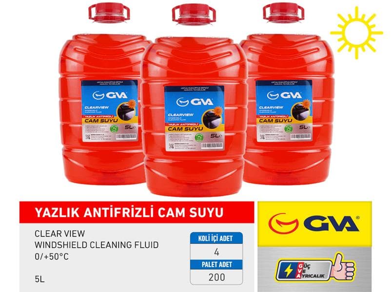Cam Suyu 5 LT Yazlik Antifrizli 0/ 50C