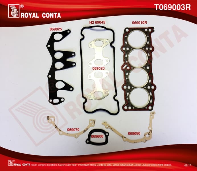 Motor Takım Conta Süper Palio 1.2 8V Em.