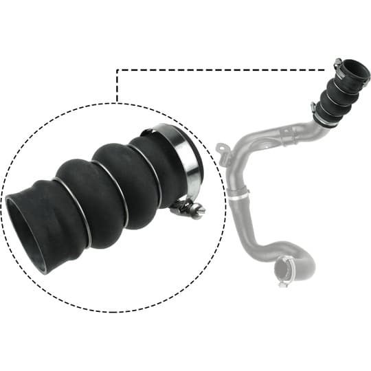 Turbo Hortumu Kelepçeli Silikon Transit Connect