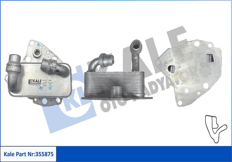 Yağ Soğutucu Radyatörü İnsignia A 08>17 Astra J 10>15 Zafira C 11> Doblo-Bravo 2.0 Cdti-MTJ A20DTH A20DTC A20DTE Y20DTH