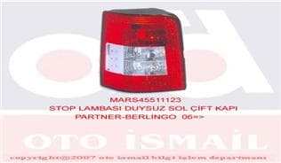 Stop Lambasi Duysuz Sol Çift Kapı Partner-Berlingo 06 >