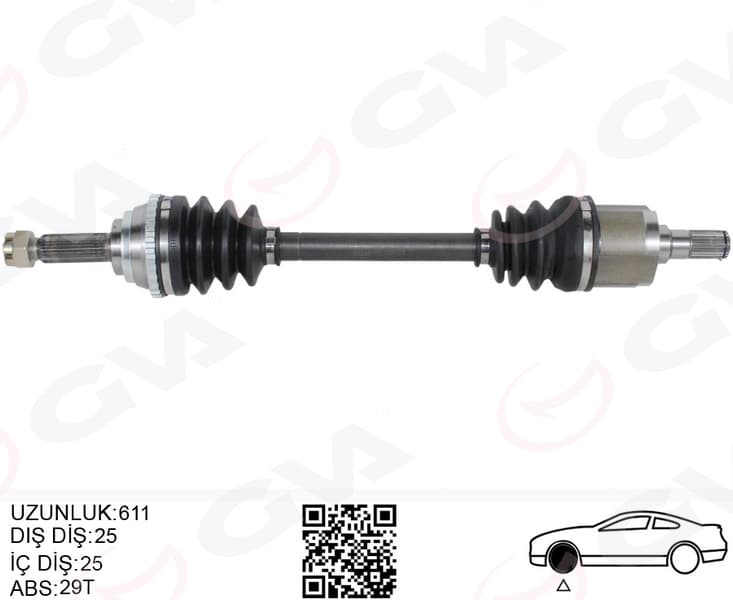 Komple Aks Ön Sol Absli Hyundai Accent Admire 1.3-1.5-1.6 03-06 Accent Milenium 1.3-1.5-1.6 00-03