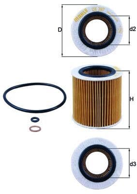Yağ Filtresi BMW N20 N52 N53 N54 E81 E87 F20 E90 E92 E93 F30 F31 F34 F35 F32 F36 E60 E61 F15 E85 E89 F25 F26 E70 E71