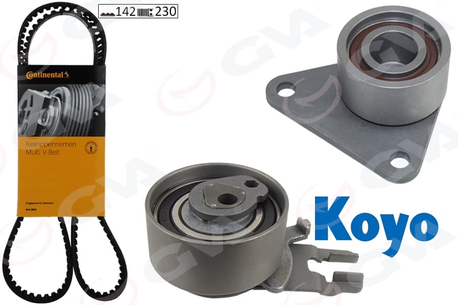 Eksantrik Gergi Kiti Volvo C30-C70 I-II-S40 II-S60 I-S70-V40-V50-V70-XC70 2.4-Kuga-Mondeo-Focus 2.5 Uzun Gergi