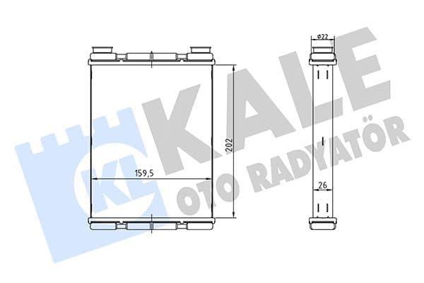 Kalorifer Radyatörü Nissan Juke 1.5L K9K F15 10-> 1.6L HR16DE F15 10-> 1.2L HRA2DDT Dig-T F15 14-> 1 .6L MR16DDT Dig-T F15 10-> - Aleminyum