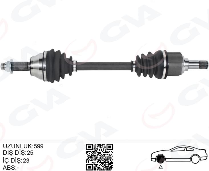 Ön Aks Komple Sol Ford Escort V / VI 1.6 HCS / 1.8 16V / 1.8D 90>95