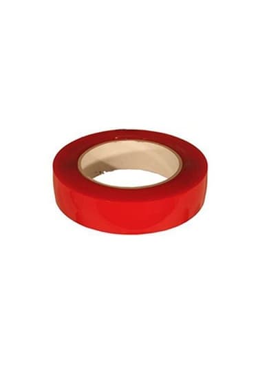 Çift Tarafli Bant 20mm X 5mt Kırmızı Şeffaf