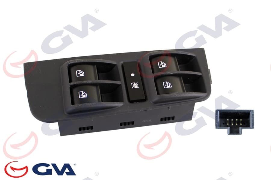 Cam Açma Anahtarı Kumanda Grubu Ön Sol Fiat Linea 09> Çerçeveli 8 Fişli