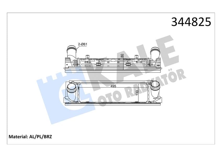 Turbosarj Radyatörü BMW N13 N47 B47 F20 F21 F22 F23 F30 F31 F34 F35 F32 F33 F36