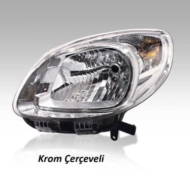 Far Sol Manuel Renault Kangoo 12> Krom Çerceveli