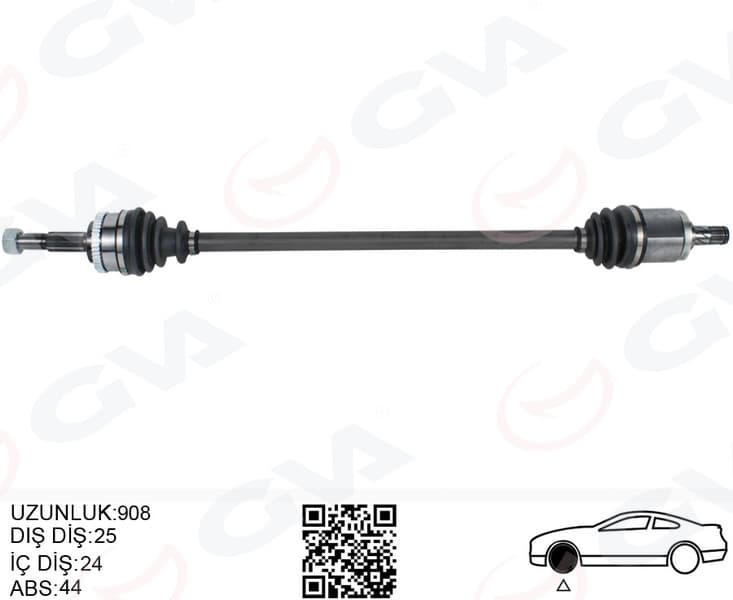 Komple Aks Sağ Nissan Almera 1.5L QG15DE N16 02-> Abs Li