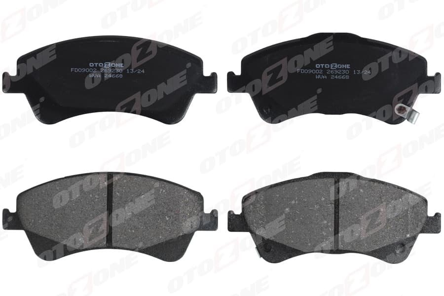 Ön Fren Balata Toyota Avensis 1.6L 1ZR-Fae ZRT270 Benzinli 09-> 1.8L 2ZRFAE ZRT271 09-> 2.0L ADT270 AZT270 09-> / Verso 1.6L 1ZRFAE ZGR20 09 ->