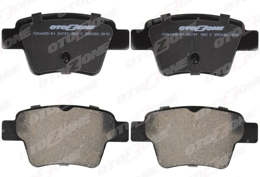 Arka Fren Balatası Peugeot P307 00> P307 SW 02> P307 CC 03> P207 06> Citroen C4 04>08> Küçük Tip