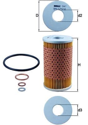 Yağ Filtresi Mercedes M115 M130 M180 W110 W111 W112 W114 W115 W123 S123 C123 W460