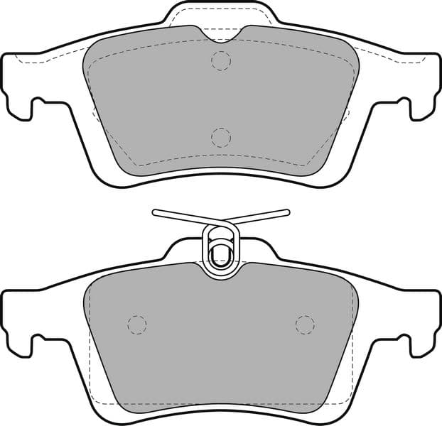 Arka Balata Focus II Cmax 03> Connect 02> Laguna III 07> Opel Vectra C 02> Signum 03> Citroen C5 08> Peugeot P508 10>18