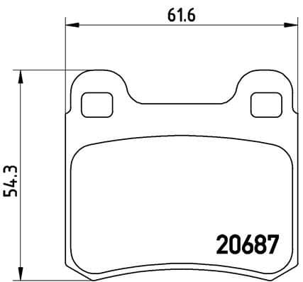 Fren Balatası Arka Mercedes W201 W202 C124 W124 C124