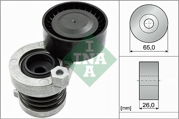 Kayış Gergi Rulmanı Mercedes OM607 W176 W246 W415 C117 Megane II-III-IV Clio II-III-IV Symbol III 14> Sandero II 12> Duster 10> Juke F15 10> Qashqai II J11 13> 1.5dCi 1.6 Kutuklu