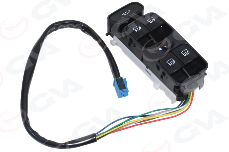 Cam Açma Salteri Ön Sol Siyah Mercedes C-Class W203 S203
