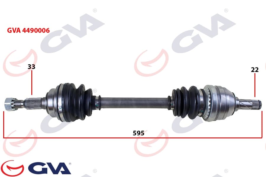 Komple Aks Sol Astra G 1.4/1.6 16V 98-05 595mm