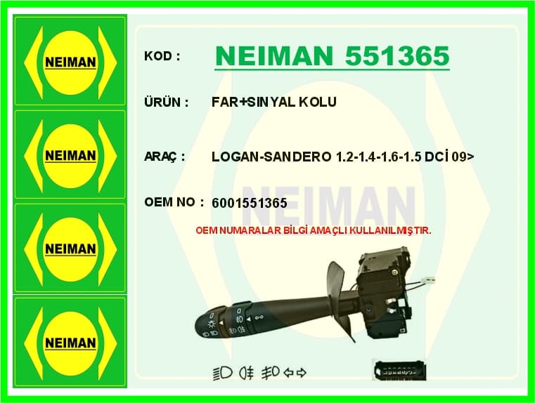Far Sinyal Kolu Logan-Sandero 1.2-1.4-1.6-1.5 dCi 09>