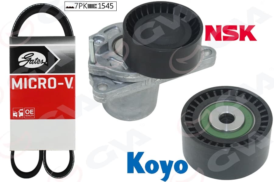 Kanallı Kayış Seti Mercedes OM622 OM626 W447 W205 Qashqai X-Trail 1.6L 2.0L J10 J11 T31 T32 07>NAVAR A 2.3L YS23 D23 15> Renault Fluence 09>MASTER III 10>TRAFIC III 15> 1.6dCi R9M 2.3dCi M9T Kutuklu