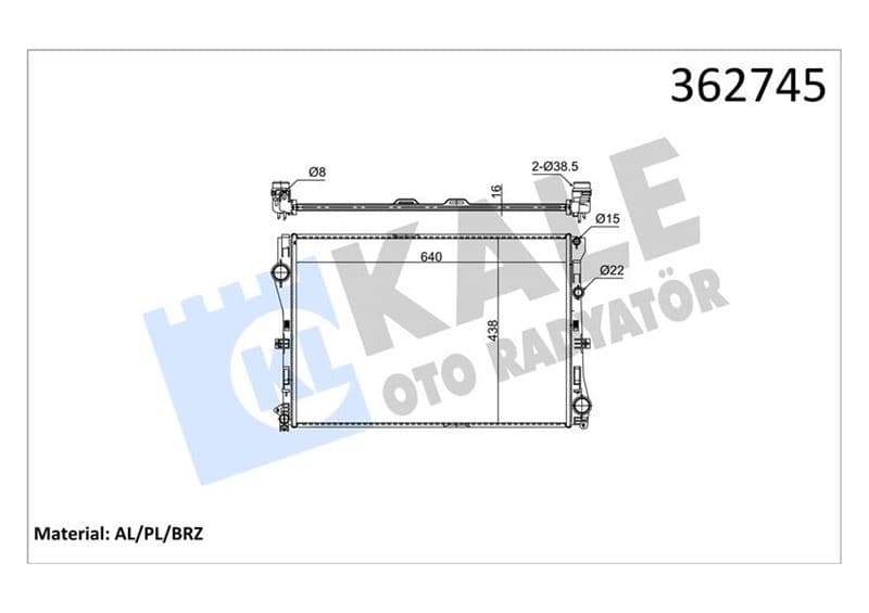 Motor Su Radyatörü Mercedes W205 S205 C205 A205 W213 C238 A238