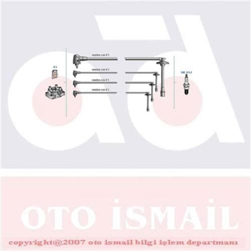 Buji Kablosu Toyota Corolla 1.6L 4A-Fe AE101 AE111 Dohc Enjeksiyonlu 92-00