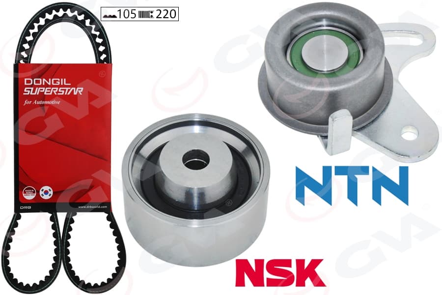 Triger Kayış Seti Hyundai Accent Admire Era 1.5L G4EB 01-> 1.4L 1.6L G4ED G4EE 01-10 / Getz 1.4L 06-10 / Matrix Elantra 1.6L 01-06 / Kia Rio 1.4L 1.6L 06-10 / Cerato 1.6L 04-07 1 Kayış 2 Rulman