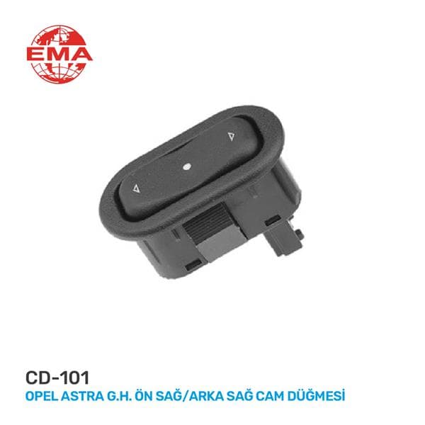 Cam Açma Anahtarı Tekli Ön Sağ-Arka Astra G-Corsa C-Combo C-Zafira A 90561388-93350571