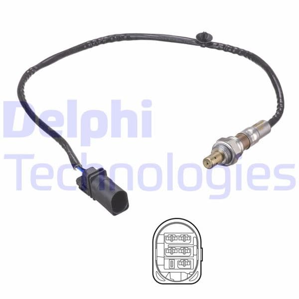 Oksijen Sensörü LZA15-A2 Fiat 500-Doblo-Fiorino-Grande Punto 1.3DMTJ-Ford Ka 1.3TDCI 610mm