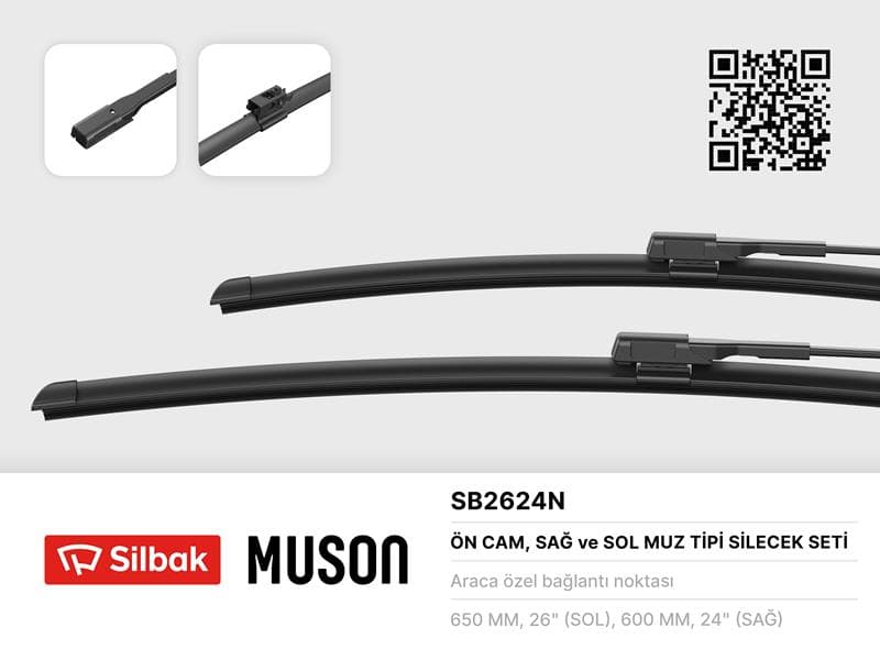 Silecek Supurgesi Takımı 650mm / 600mm Mercedes Sprinter B906 . VW Crafter 30-35-50