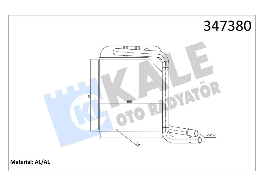 Kalorifer Radyatörü Tranporter T5-T6 03 >