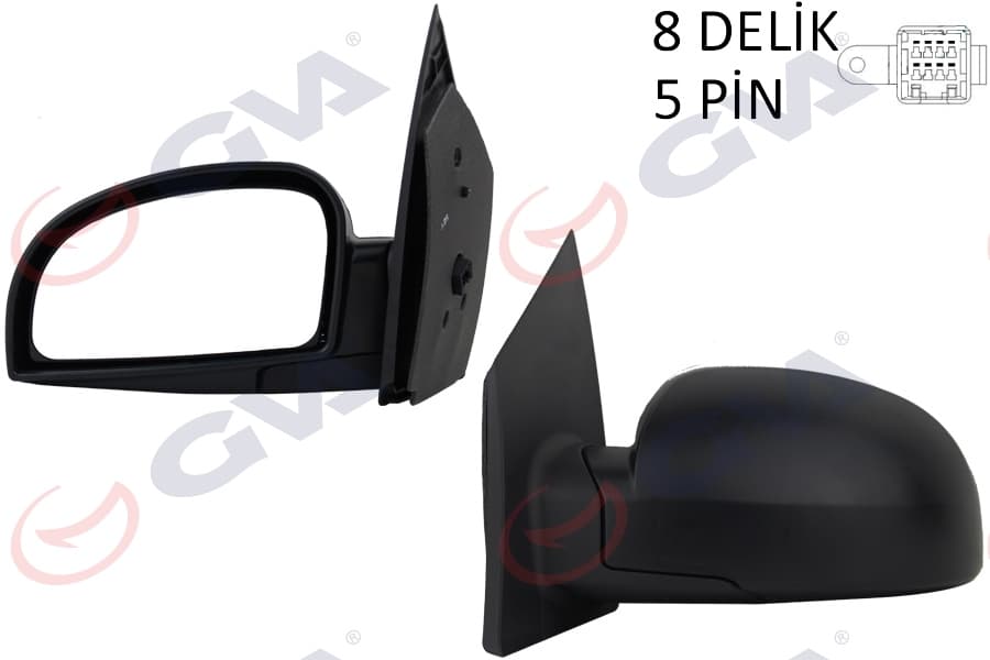 Diş Dikiz Aynasi Sol Getz 02> Elektrikli İsitmali Konveks 5 Fiş VM-452EHL
